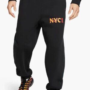Nike Joggers NYC Chinatown Black Pants New York City Medium Sweatpants